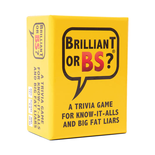 Brilliant or BS? Bluffing Trivia Party Game (First Edition)